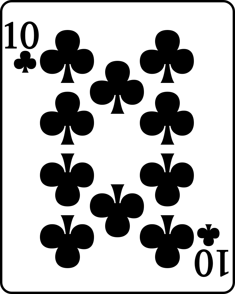 10 of Clubs