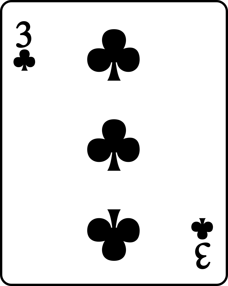 3 of Clubs