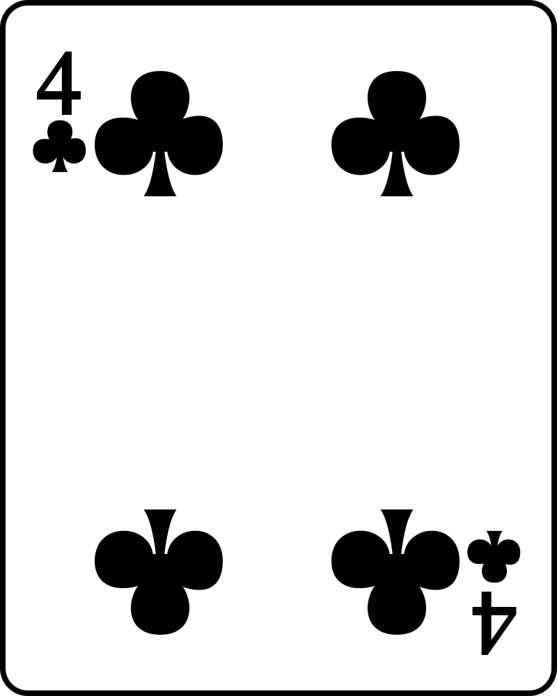 4 of Clubs