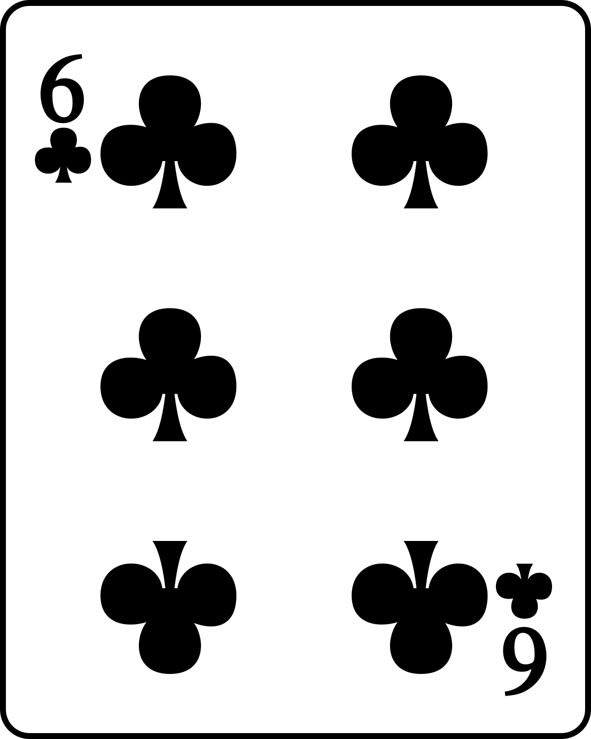 6 of Clubs